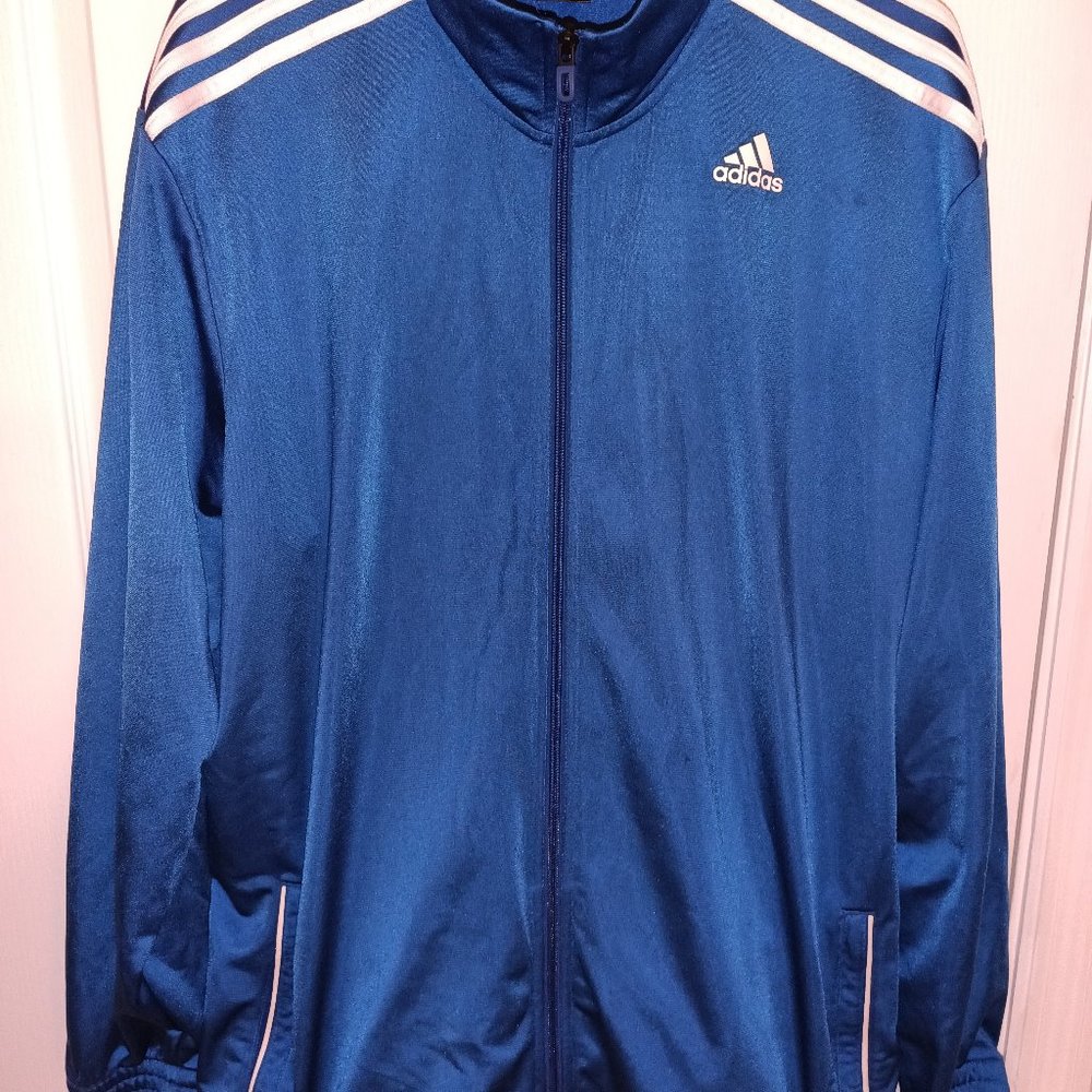 Blue Adidas Track Jacket